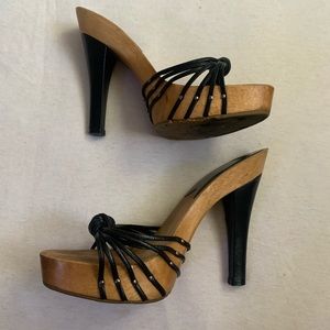Bebe strappy heels